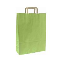 Papierová taška RAINBOW – Zelenožltá